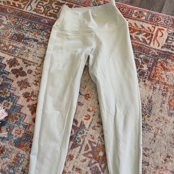 Light teal Alo yoga leggings - Picture 2 of 2